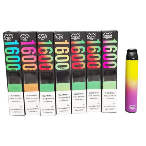 Sabores de lápiz de vape desechable Puffs XXL 1600