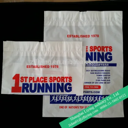 Belongings Bag ,Plastic drawstring bag, White color LDPE drawstring bag