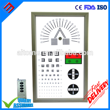 LED Distance Visual Acuity Chart With Remote Controls
