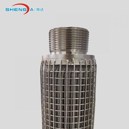 Pleated Wire Mesh Sintered Felt Candle Filter Element