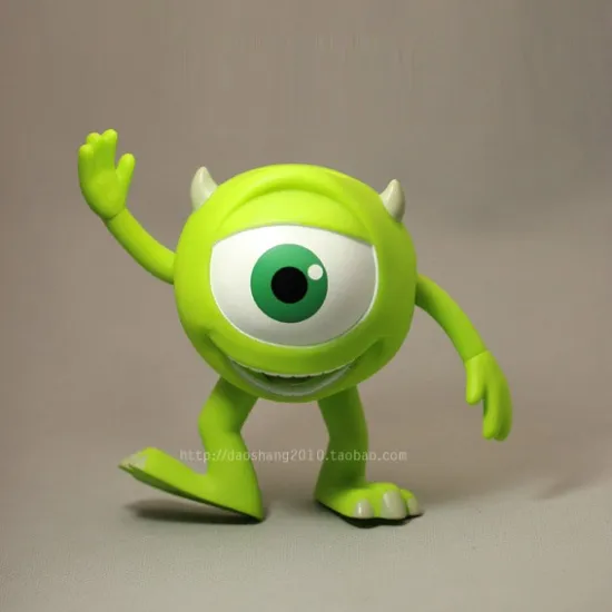 Animation Garage Kid Monsters, Inc. Collection Toys: Action Figure PVC Dolls Mike Wazowski & Popeyes Model Piggy Bank Best Gifts