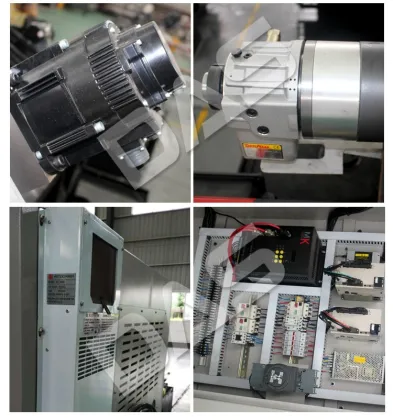 Chinese Factory Live Tool Metal Turret Lathe Machine