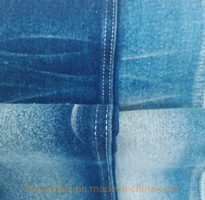T/C Denim Fabric for Pants Skirt Dress Elastic Denim Satin Stretch Denim