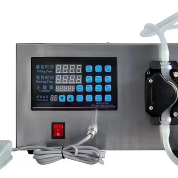 Vinica Single Nozzle Automatic Pedal Control Peristaltic Pump Drive Filling Machine