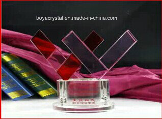 Red Crystal Awards for Corporte Souvenir Gifts and Prize