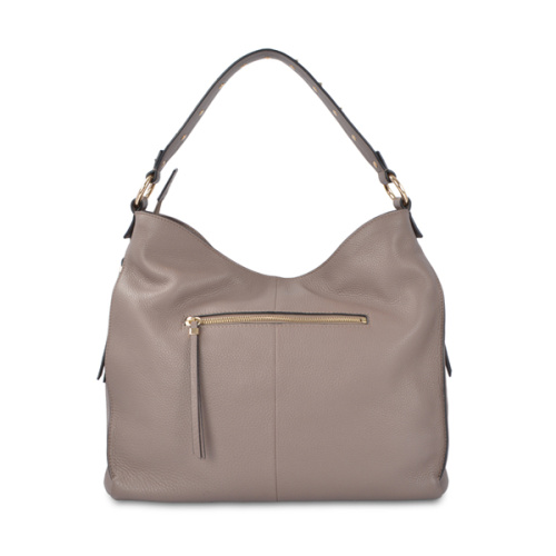 Borsa Hobo Slouchy in pelle opaca con manico regolato