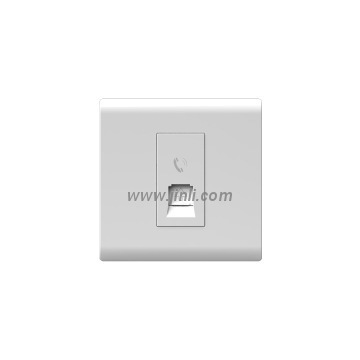 W86 series -- 1 gang RJ11 TEL electrical socket