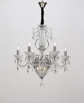European Style Luxurious Indoor Living Room Decoration Lighting furniture K9 Crystal Chandelier pendant lamp factory supply