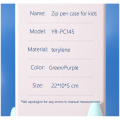 Étudiants Campus Terylene Cotton Double fermeture à glissière Polyester stylo pour enfants