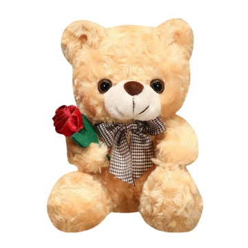 2024 Valentine's Day Personalized Plush Bear Holding Rose Logo T-shirt Gift
