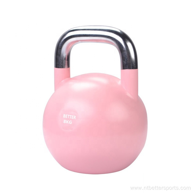 Custom Gym Fitness Competition iron Cast Color Kettlebell