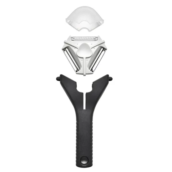 2022 Multifunctional Kitchen Tool: 3-in-1 Blade Vegetable and Fruit Peeler