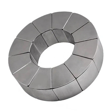 Customized NdFeB Permanent Magnetic Motor Arc Segment Neodymium Wind Turbine Magnet