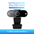 Autofocus HD 1080P Webcam 2K Computer PC Web Camera With Microphone For Live Broadcast Video Calling Conference Work Camara Web