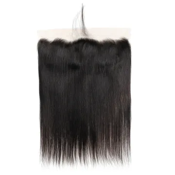 New Design wholesale Human Hair Frontal Slik Based Preplucked 13*4 Straight Hd Transparent Swiss Lace Frontal Closure