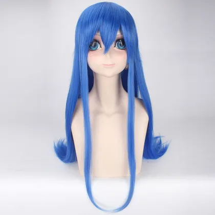 Blue Heat Resistant Synthetic Fiber Cosplay Wig for Wendy Marvell from Fairy Tail