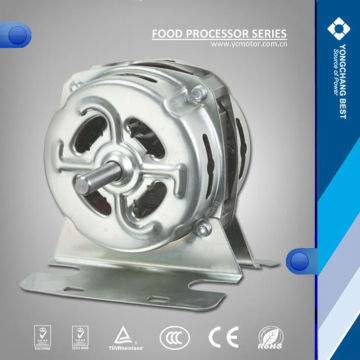 Single phase AC electric dualetto food processor