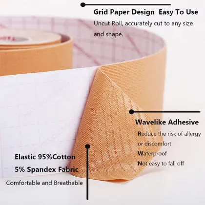 Sweatproof Boob Tape - Plus Size Boob Adhesive Breast Lift Strapless Boob Tape with Box