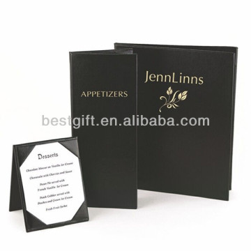 multiple design leather desk menu holder