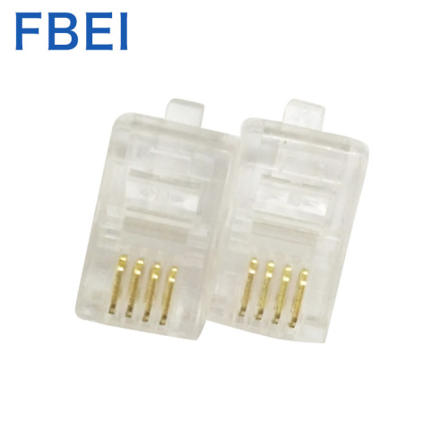 Conector RJ11 6P4C Rojo