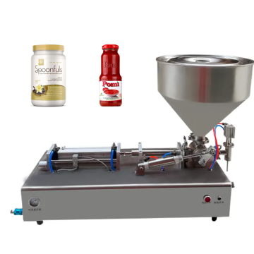 Single Nozzle Pneumatic Piston Quantitative Filling Machine for Cream, Oil, Gel, and Sauce