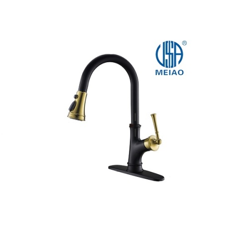 Brass Kitchen Faucet American Brushed Water Saving Health Kitchen Mixer Faucet Factory