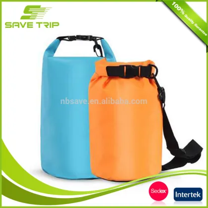 Wholesale dry bag sack, waterproof boating floating sack pack plastic shoulder strap waterproof sack pack