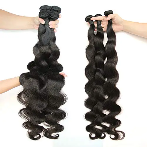 Hot Selling Cheap Brazilian 100% Virgin Bone Straight Bundles Machine Humam Hair Raw Body Wave Brazilian Human Hair Bundles