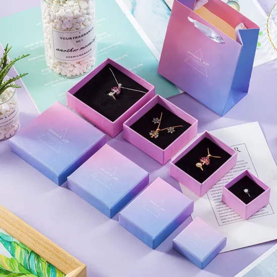 Custom Luxury Colorful Cardboard Bracelet Gift Packaging