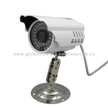 600TVL Color IR Waterproof Camera, CMOS PC1089 with IR-cut, IP66 Waterproof, IR View 25m