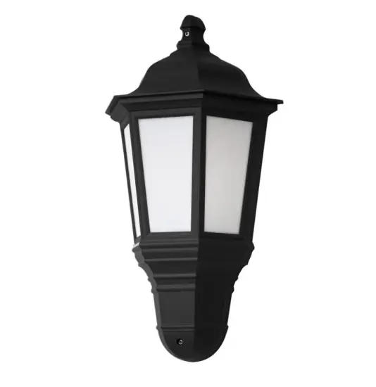 Vintage E27 Max 60W IP44 Wall Light with PC Shade - Outdoor Boundary Wall Lamp