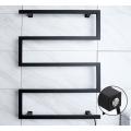 Matte Black Bathroom Electric Heated Towel Rack