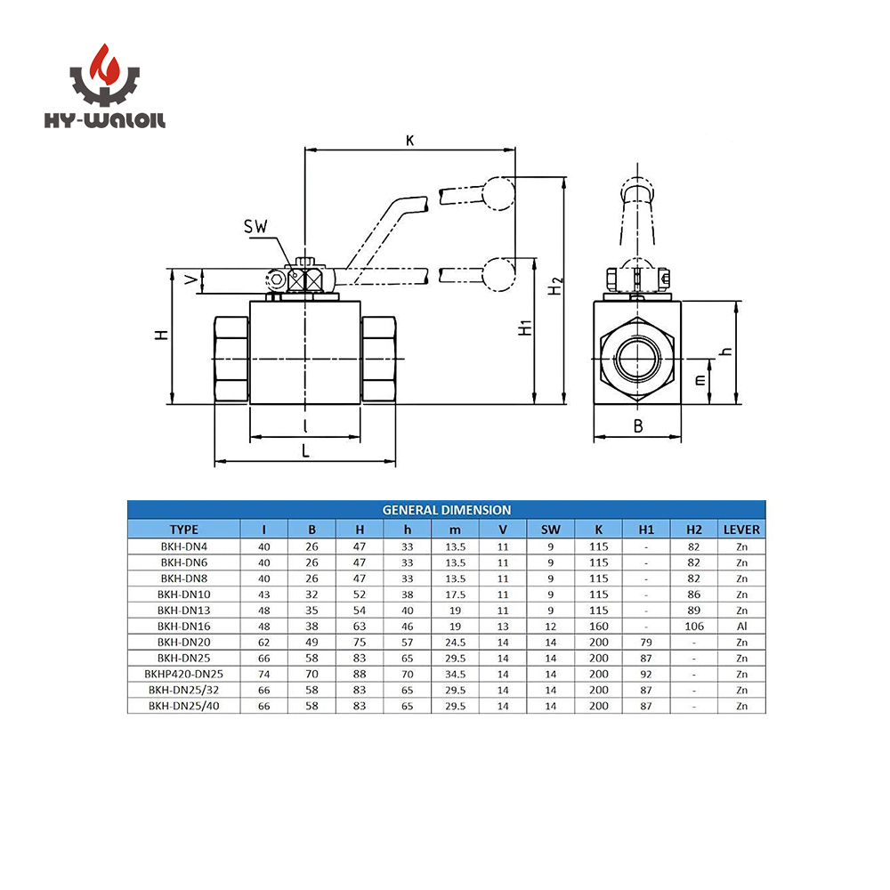 Carbon Steel Bkh Ball Valve