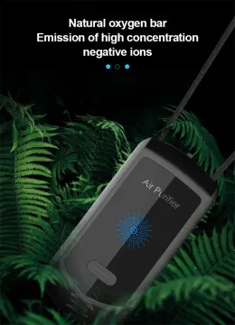 Wearable Appliance Negative Necklace Air Purifier