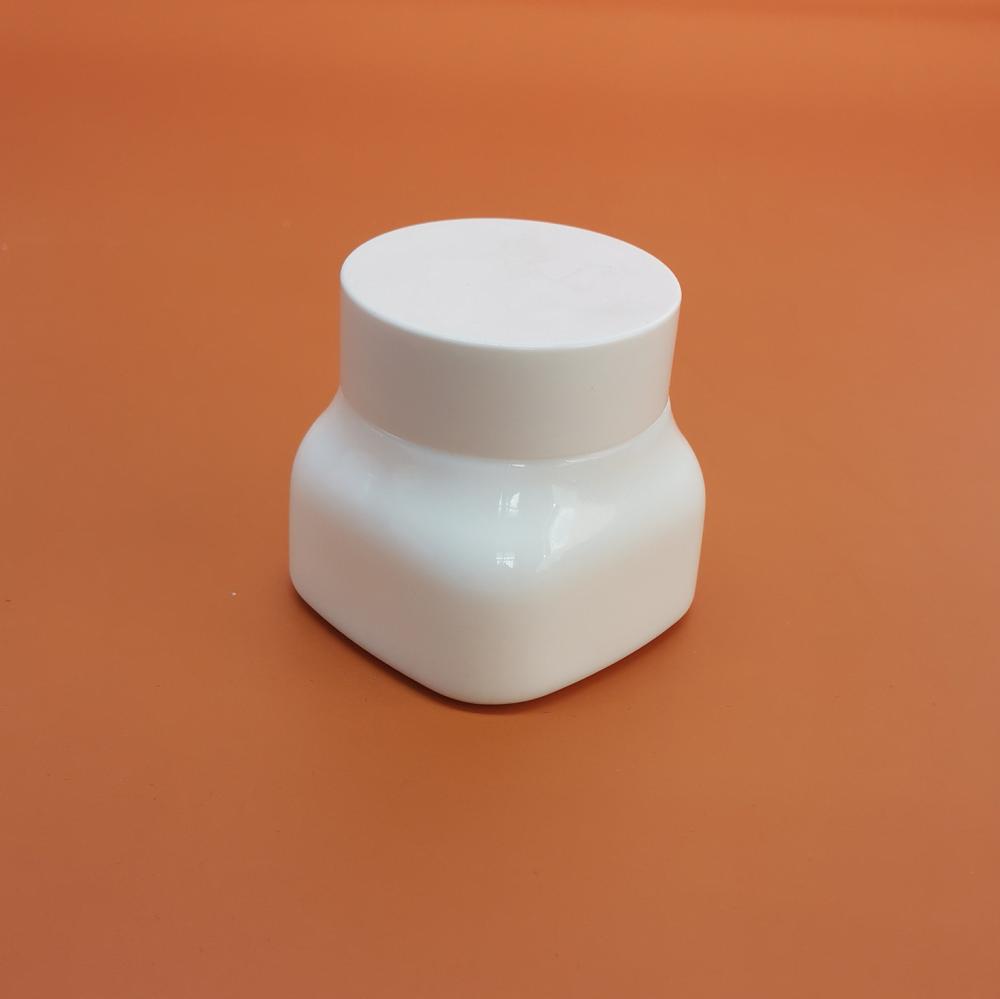 White Opal Glass Jars With Lids 50ml Jpg