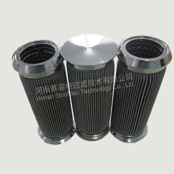 316L plissado sinterizado fibra sentida filtros em caixa