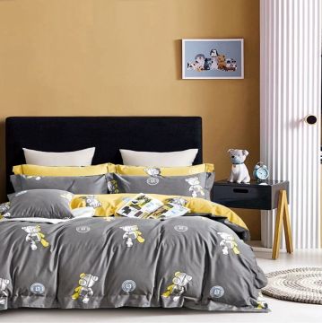 Luxury Egyptian Cotton Printed Comforter and Bedding Set
