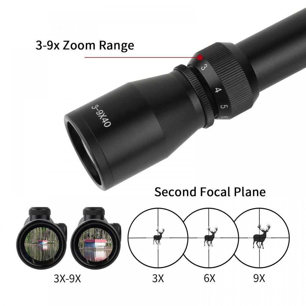 3-9X40 Rifle Scope for Hunting