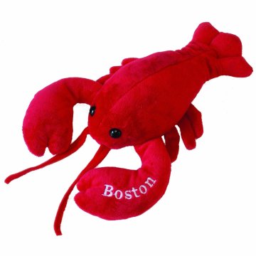 red lobster plush toy, plush lobster toy, stuffed lobster