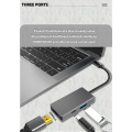 Tragbar 3 in 1 USB-C-Hub-Adapter HDMI