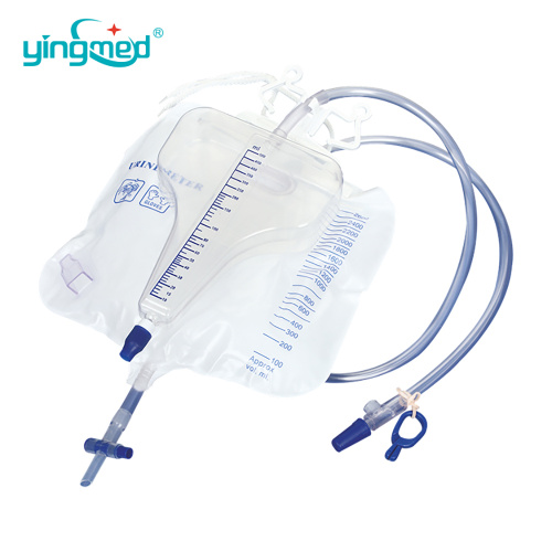 Hospital 2000ml Urinary Drainage Urine Meter Urine Bag