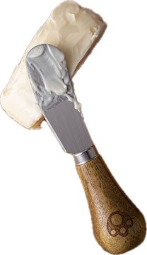 Open-Blade Butter Knife