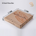 corrugated brown cardboard custom italy pizza box