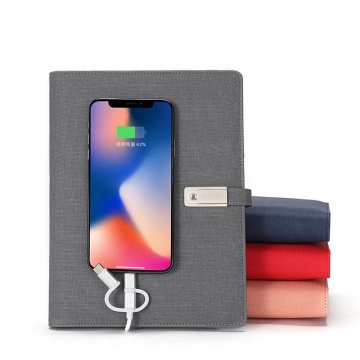 Travel Wireless Charger: Power Bank, Notebook, Diary Planner, and USB Disk Combined