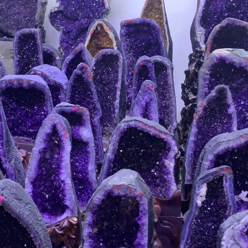 Καυτή πώληση φυσικό αμέθυστο σπήλαιο Crystals Crystals Healing Stones Large Amethyst Geode cluster