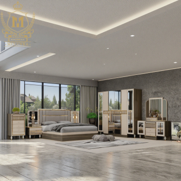 Best Selling Modern High End B2B Bedroom Sets King Queen Double Size with Customized Massage Feature