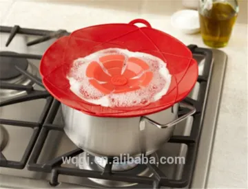 12"Silicone Spill Stopper Steam Ship Pot Pan Cover Lid