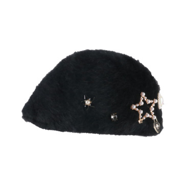 Women's Casual Spring Autumn Beret Hat with Letter Design