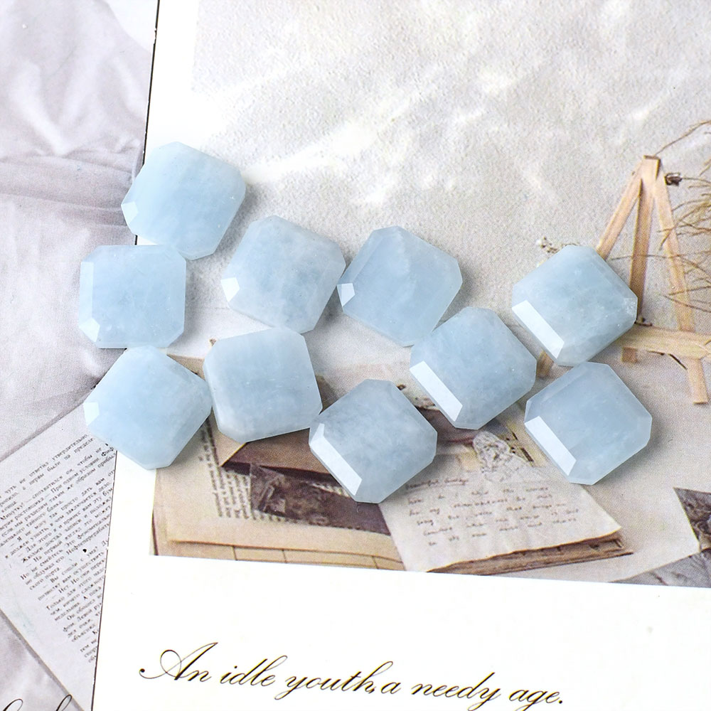 Blue aquamarine stone