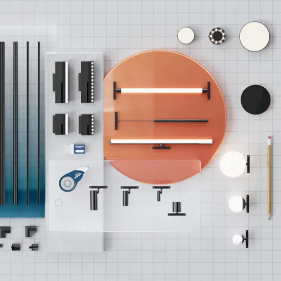 5W 10W 15W Magnet Grille Linear Track Light System